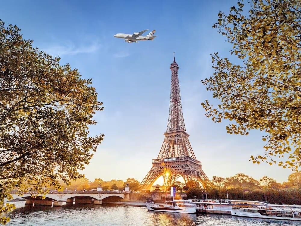 Etihad Airways A380 to Paris