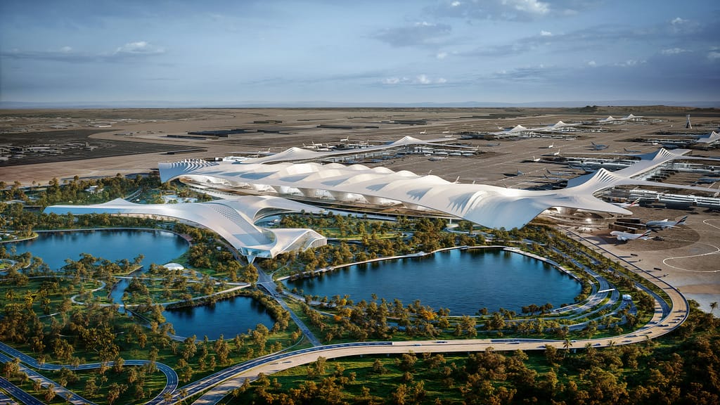 Approved design for Dubai World Central - Al Maktoum International Airport's (DWC)