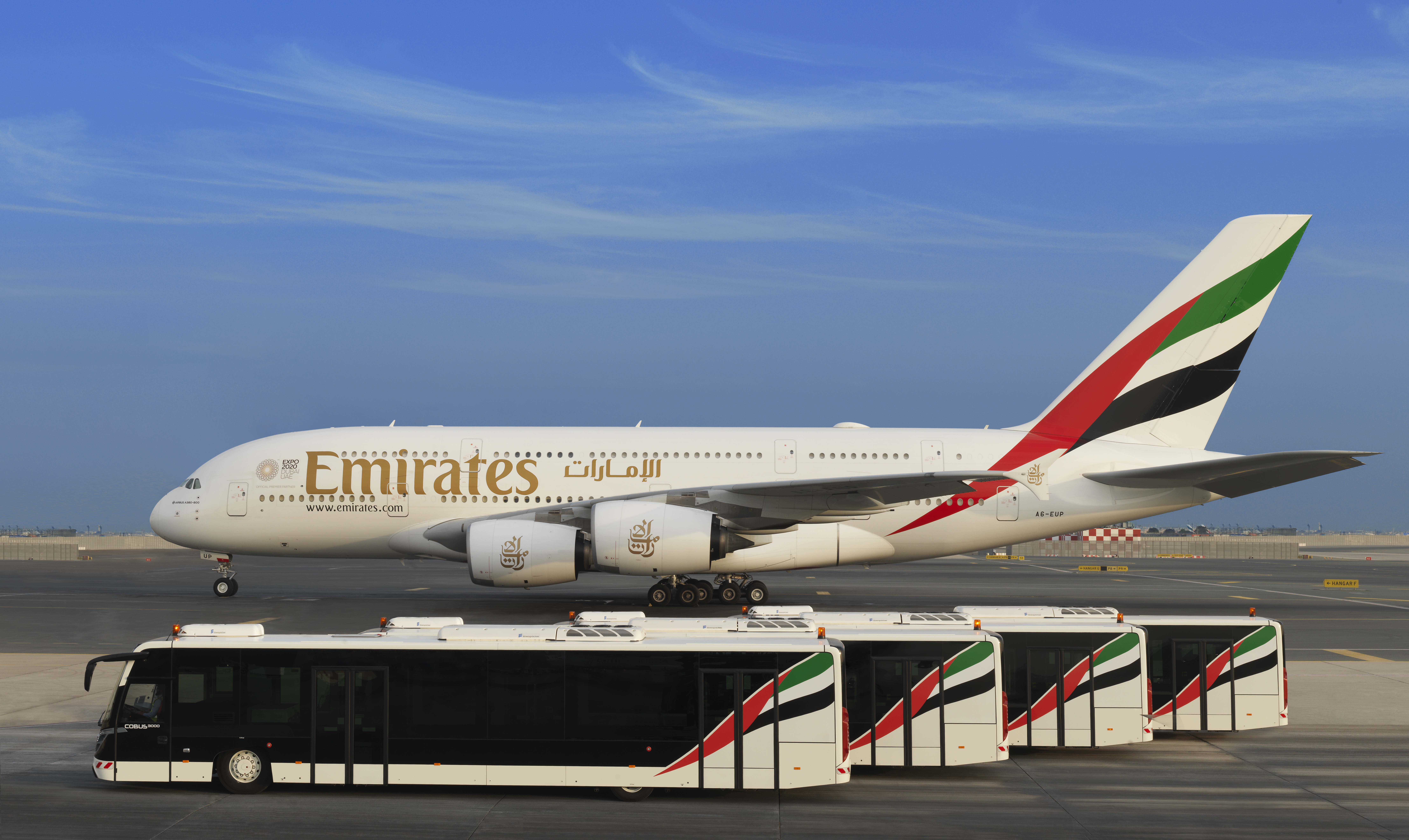 Emirates introducing new high tech airside buses for economy passengers