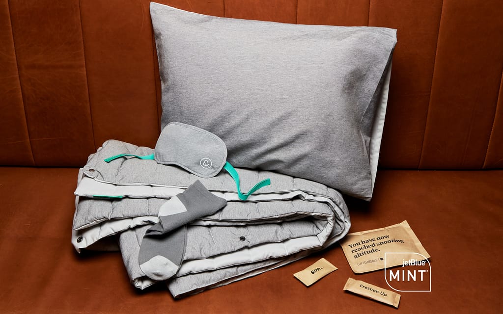 JetBlue Tuft and Needle Mint Products