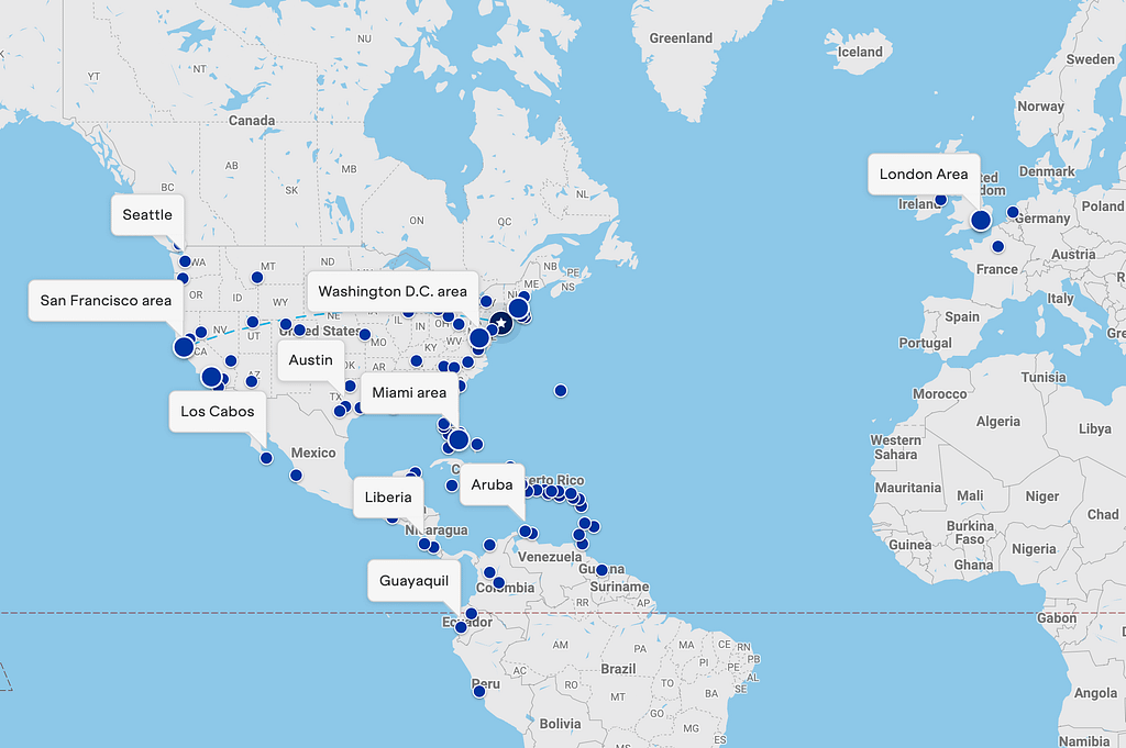 JetBlue route network