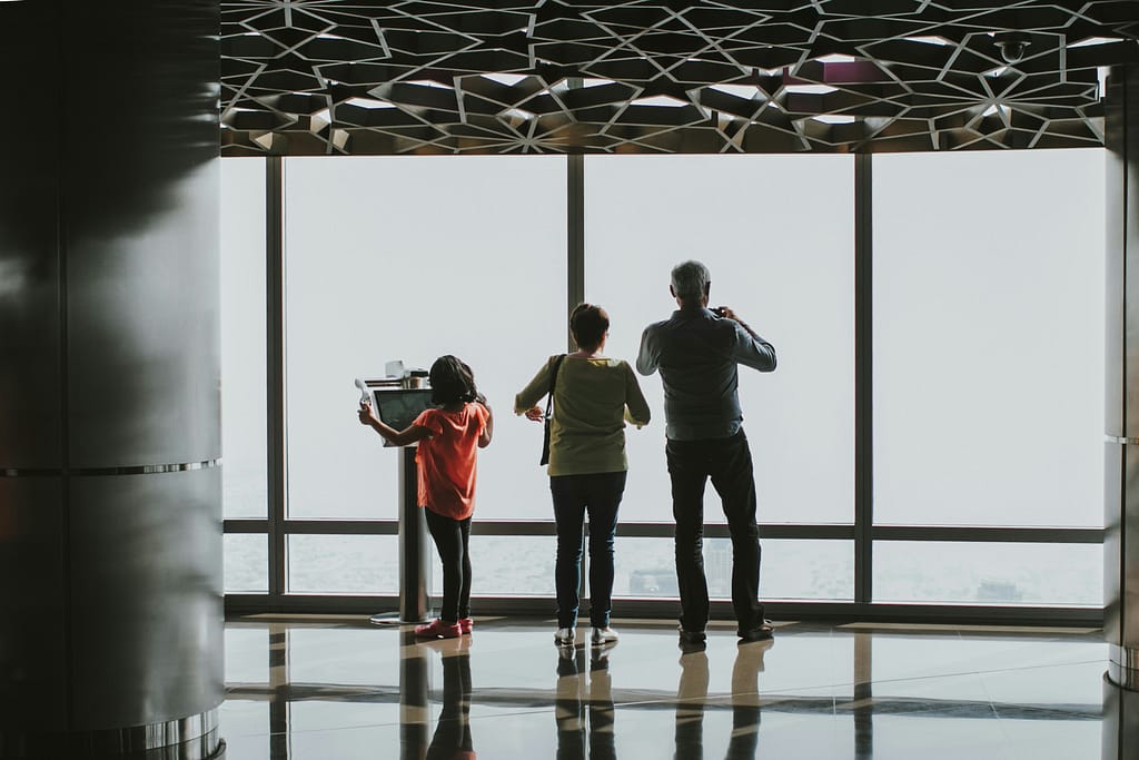 Family At The Top Burj Khalifa