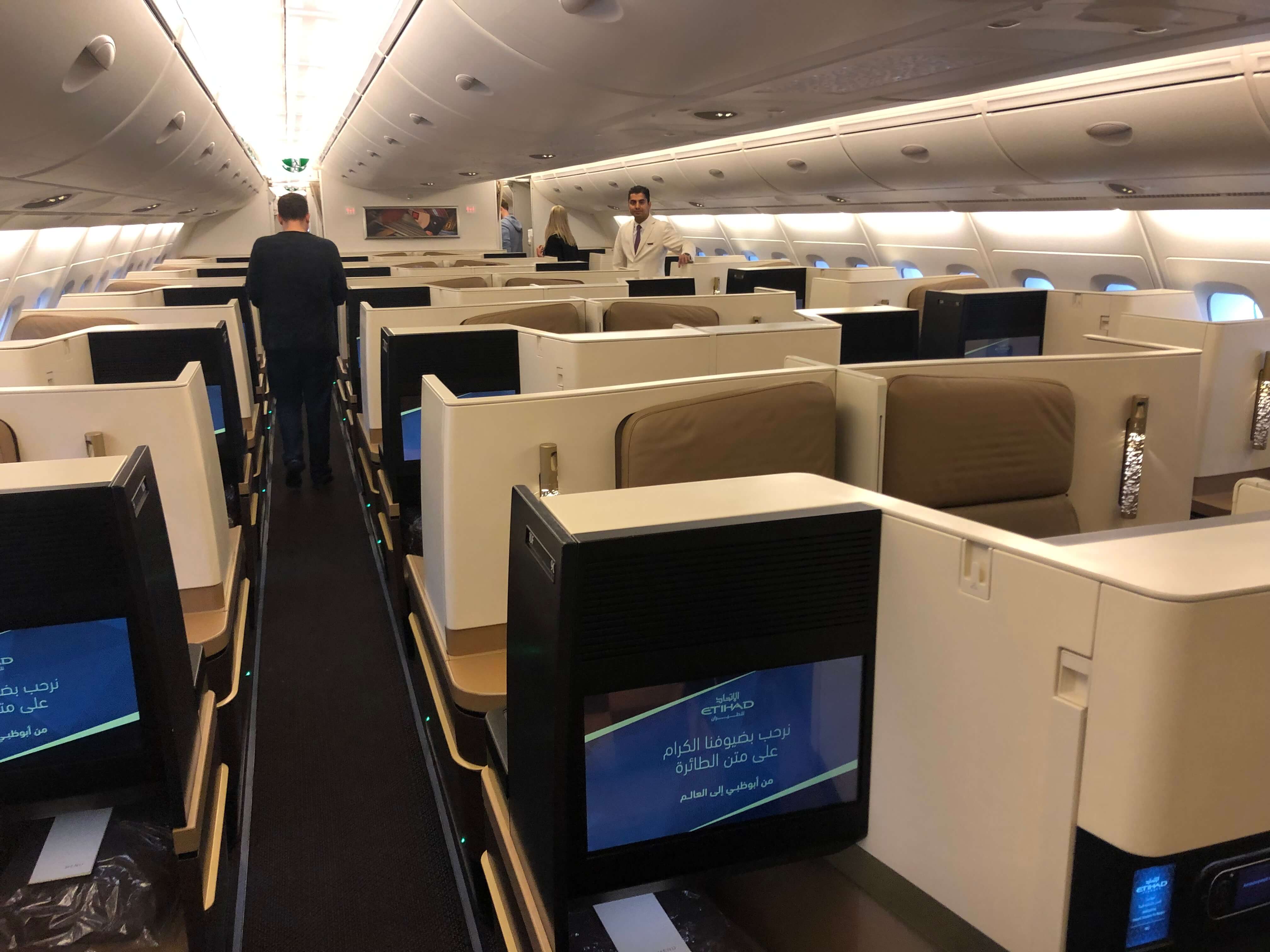 Business Studio cabin on Etihad A380