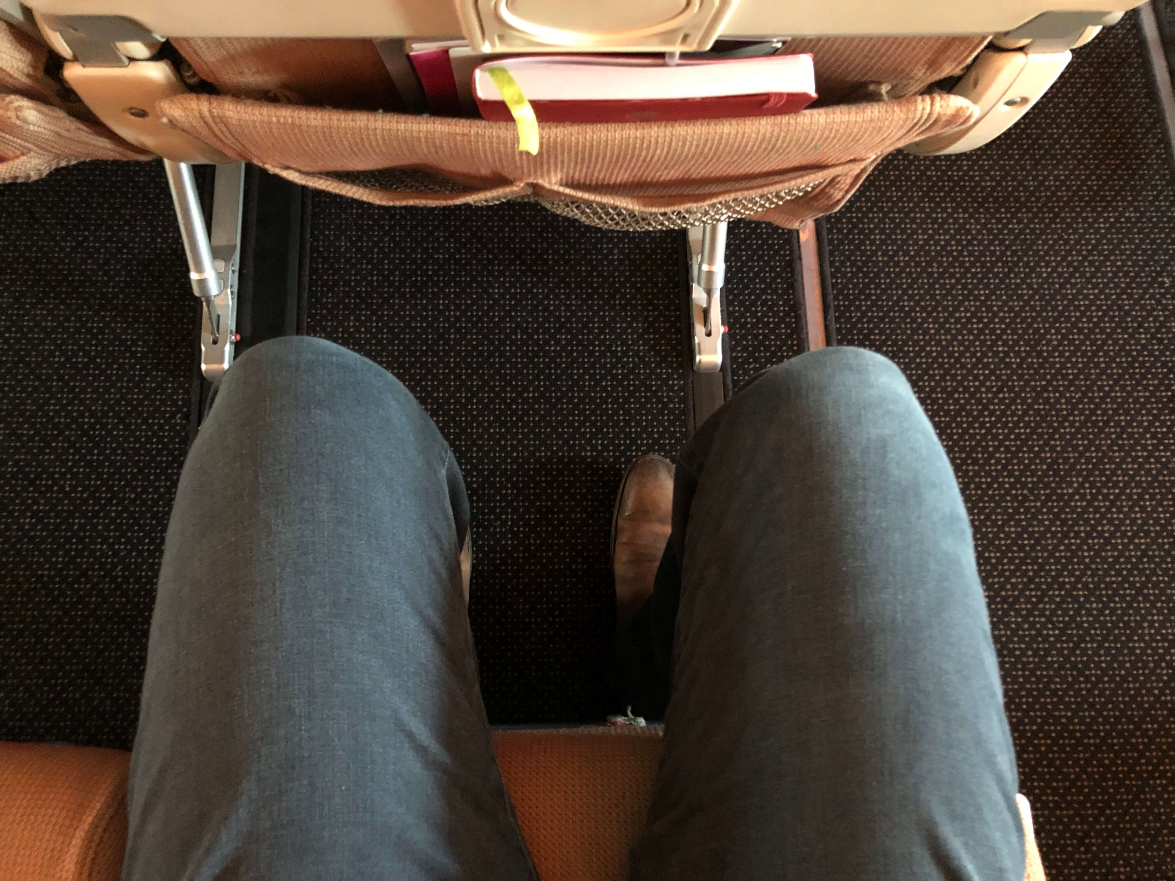 The five inches of extra legroom in Etihad Economy Space