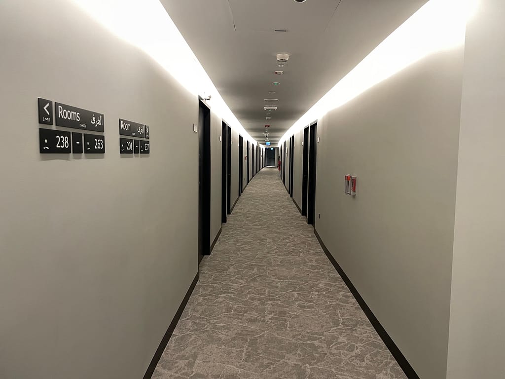 AUHotel Corridor