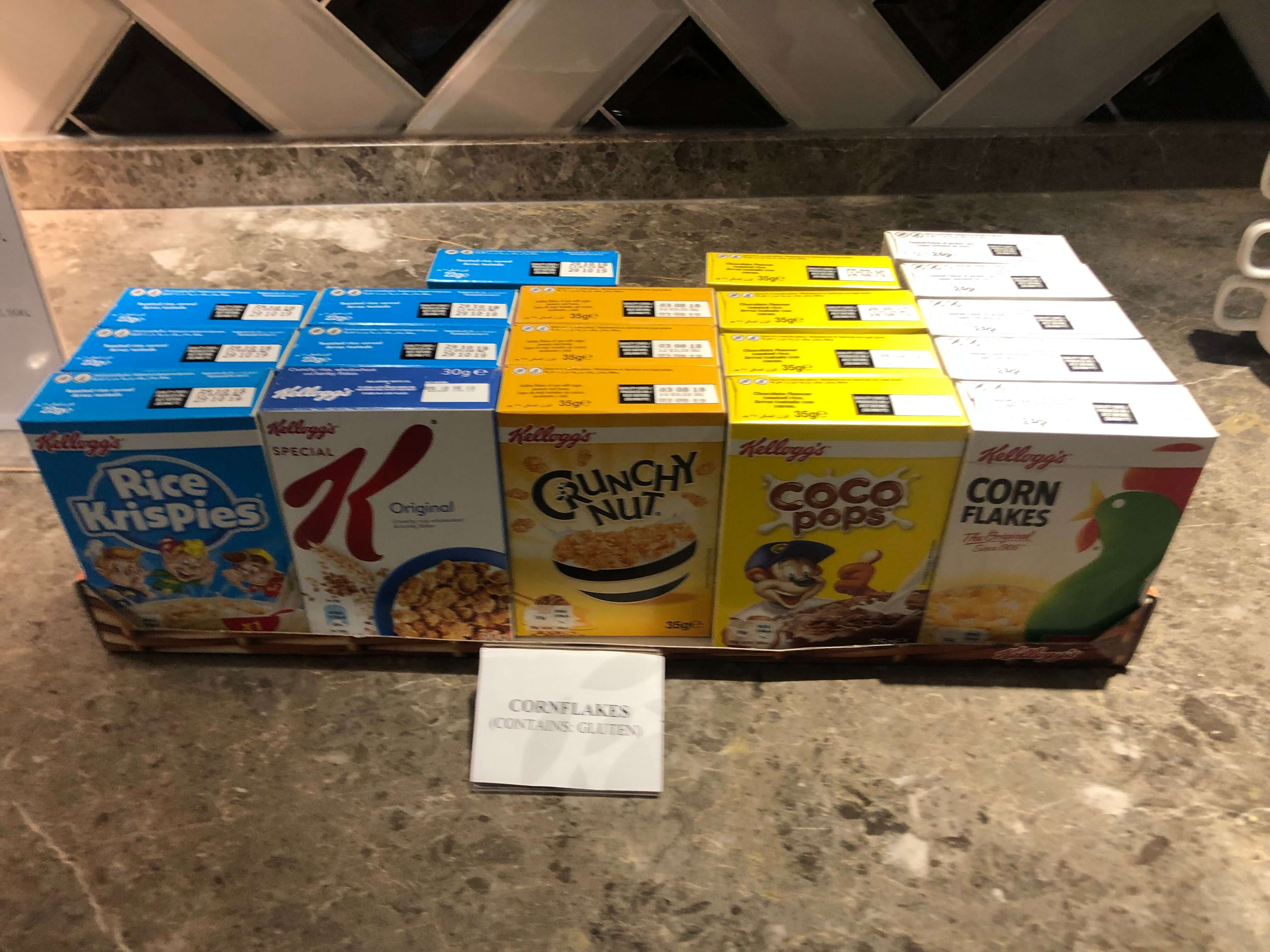 Mini cereal boxes