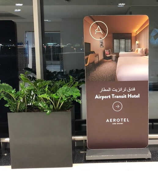 Aerotel Abu Dhabi directions