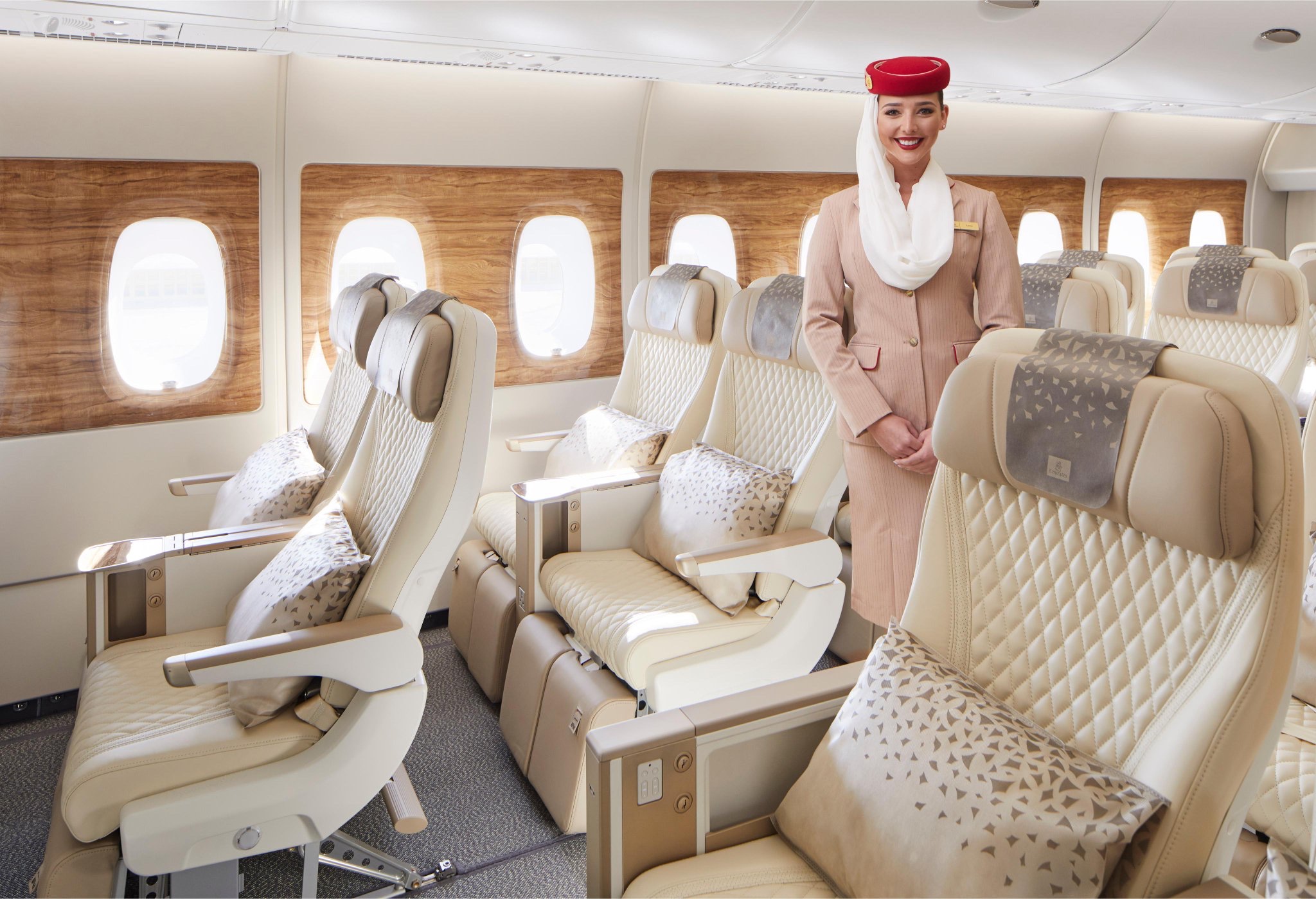 Emirates Premium Economy cabin