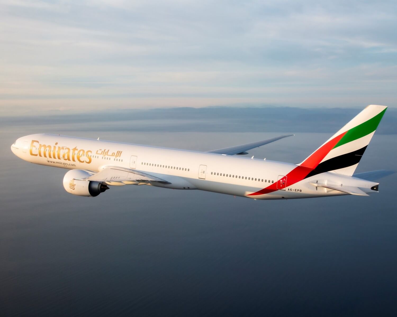 Emirates 777 which will fly to Tel Aviv from June 2022