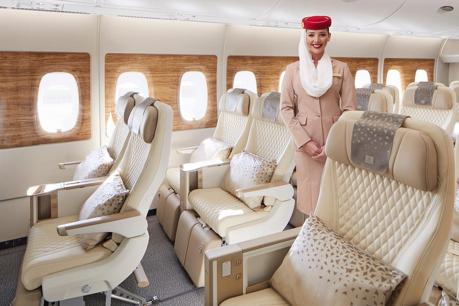 Emirates new Premium Economy cabin