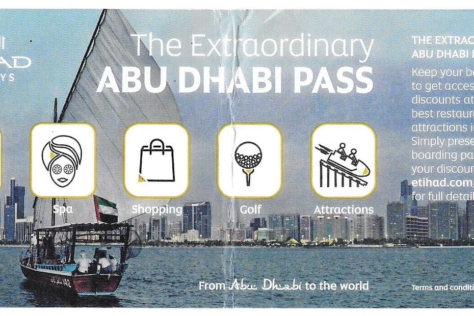 Abu Dhabi Pass Boarding Pass
