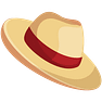 Panama Hat with transparent background