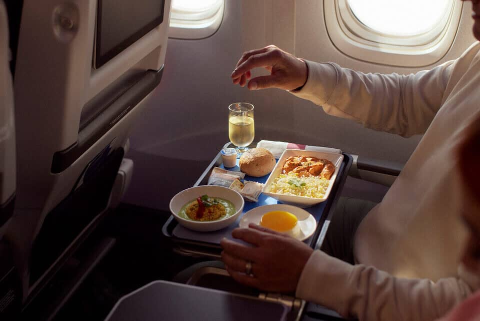 Premium Economy Meal on British Airways